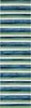 Trans Ocean Visions II 4313/03 Painted Stripes Cool Area Rug Runner Image