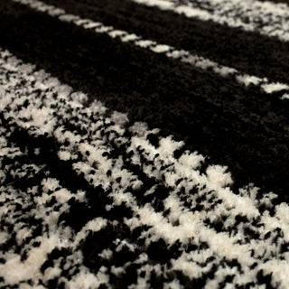Karastan Traverse Lanes Charcoal Area Rug by Bobby Berk Detail Image