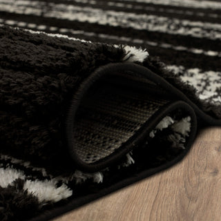 Karastan Traverse Lanes Charcoal Area Rug by Bobby Berk Detail Image