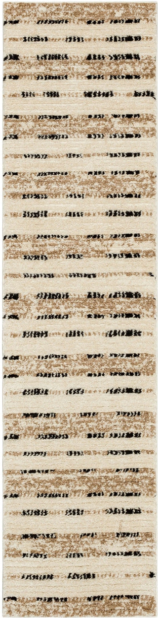 Karastan Traverse Lanes Tan Area Rug by Bobby Berk 