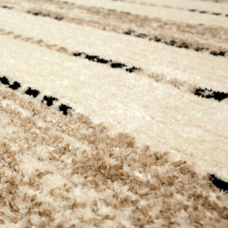 Karastan Traverse Lanes Tan Area Rug by Bobby Berk Detail Image