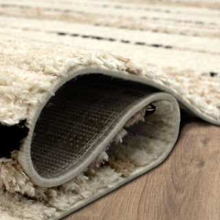 Karastan Traverse Lanes Tan Area Rug by Bobby Berk Detail Image