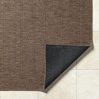 Livabliss Terrace TRC-2300 Dark Brown Area Rug Pile
