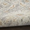 Nourison Traditional Home TRH01 Grey Area Rug Corner Image
