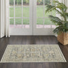 Nourison Traditional Home TRH01 Grey Area Rug Corner Image