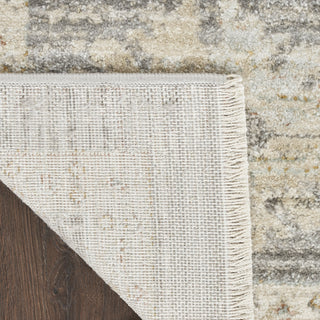 Nourison Traditional Home TRH01 Grey Area Rug Corner Image