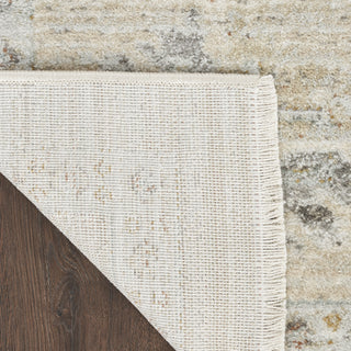 Nourison Traditional Home TRH01 Ivory Beige Area Rug Corner Image