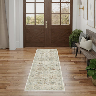 Nourison Traditional Home TRH02 Beige Area Rug Corner Image