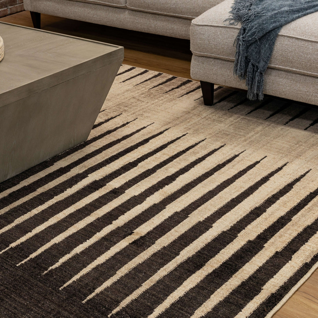 Karastan Milestones Triassic Grey Area Rug by Drew and Jonathan Home Lifestyle Image Feature