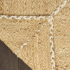 Nourison Terrazzo Jute TRJ01 Natural Area Rug Corner Image