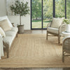 Nourison Terrazzo Jute TRJ01 Natural Area Rug Room Image Feature