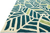 Loloi Tropez TZ-05 Blue / Green Area Rug Corner Shot