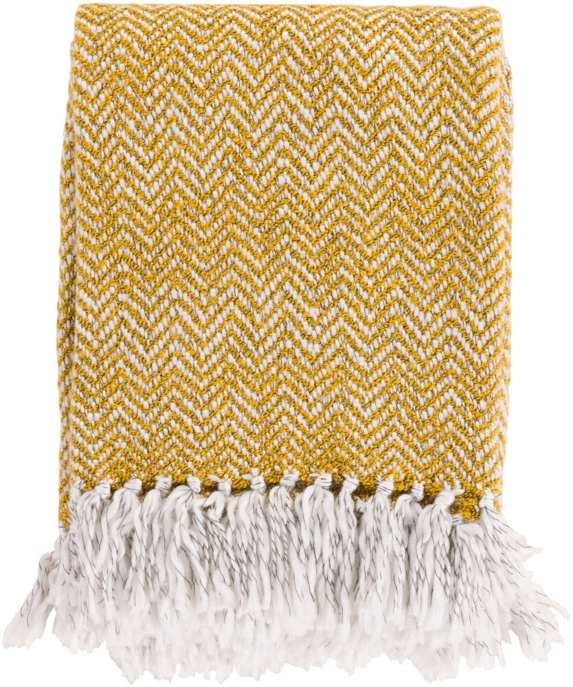 Surya Trina TRR-4000 Mustard Throw main image