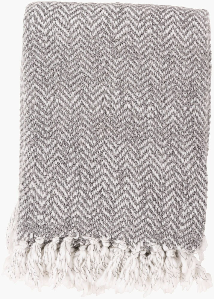 Surya Trina TRR-4001 White Throw main image