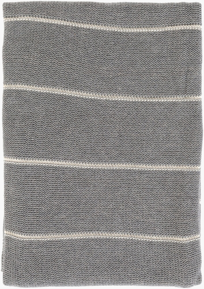 Surya Torsten TSN-1000 Slate Throw main image