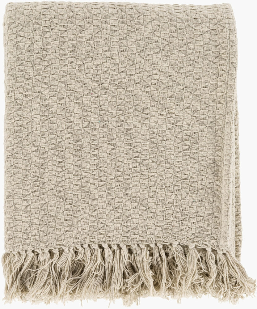 Surya Tressa TSS-4000 Oatmeal Throw main image