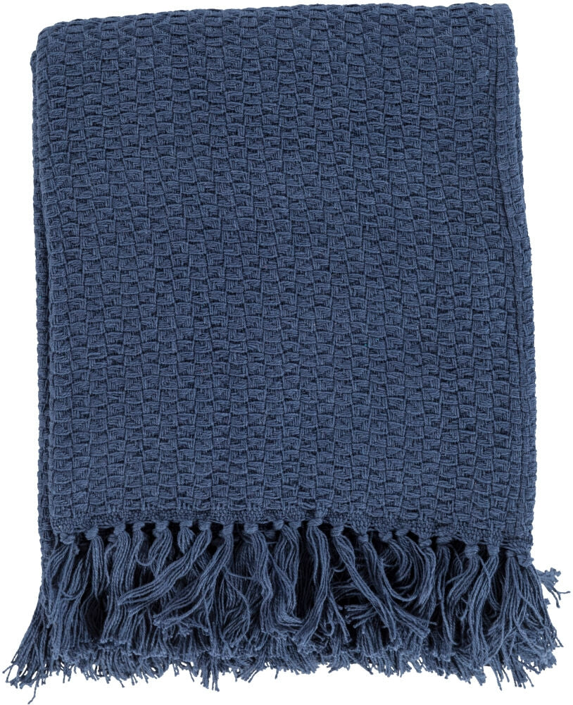 Surya Tressa TSS-4005 Navy Throw main image