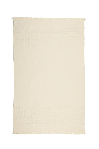 Auskin Alpaca Lucy White Throw main image
