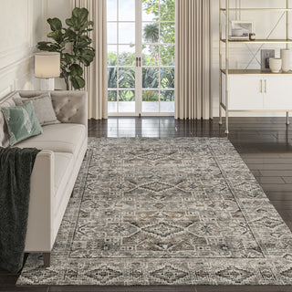 Dalyn Tuscany TU10 Grey Area Rug Lifestyle Image Feature