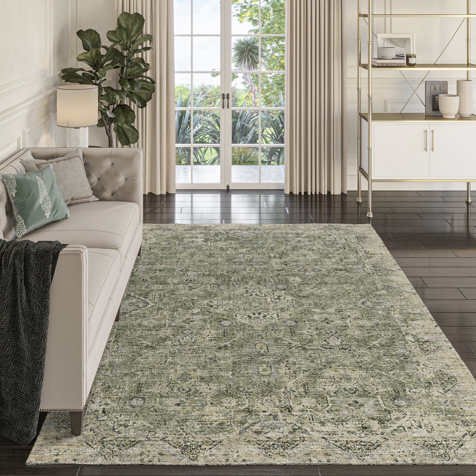 Dalyn Tuscany TU12 Green Area Rug – Incredible Rugs and Decor