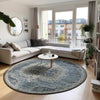 Dalyn Tuscany TU4 Blue Area Rug