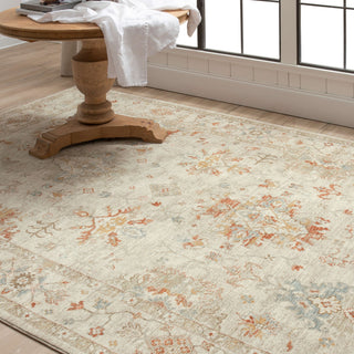 Karastan Adalia Tunceli Cream Area Rug Corner Image