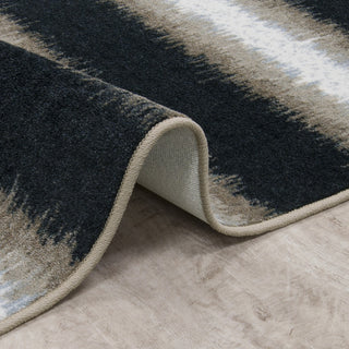 Joy Carpets First Take Tuned Out Onyx Area Rug