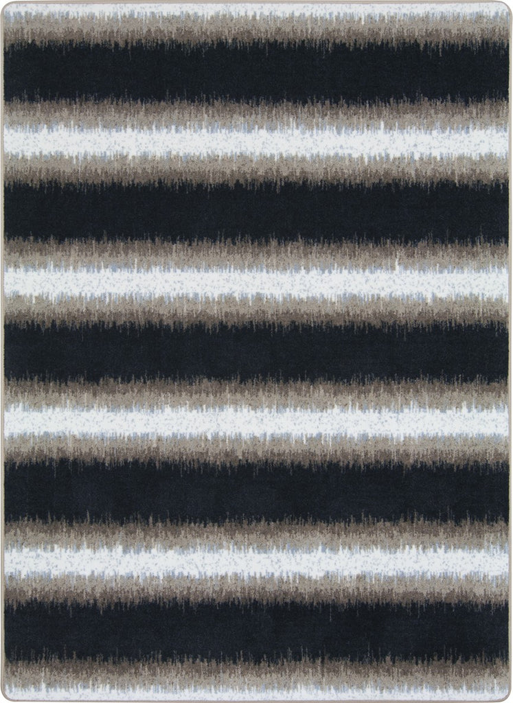 Joy Carpets First Take Tuned Out Onyx Area Rug