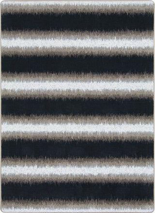 Joy Carpets First Take Tuned Out Onyx Area Rug