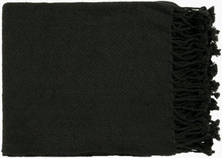 Surya Turner TUR-8404 Black Throw main image