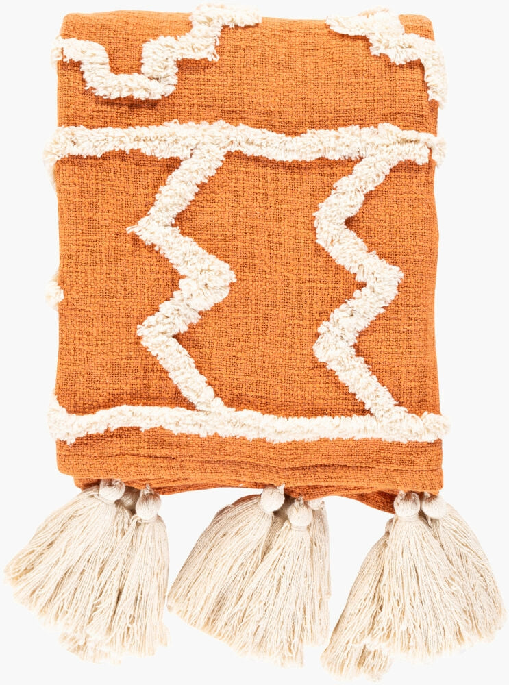 Surya Tut TUT-1000 Orange Throw main image