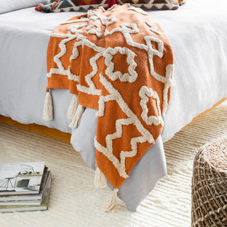 Surya Tut TUT-1000 Orange Throw Style Shot