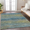 Dalyn Trevi TV1 Denim Machine Washable Area Rug Lifestyle Image Feature