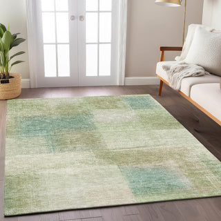 Dalyn Trevi TV10 Fern Machine Washable Area Rug Lifestyle Image Feature