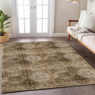 Dalyn Trevi TV16 Taupe Machine Washable Area Rug Lifestyle Image Feature