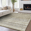 Dalyn Trevi TV19 Taupe Machine Washable Area Rug Lifestyle Image Feature