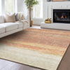 Dalyn Trevi TV2 Salmon Machine Washable Area Rug Lifestyle Image Feature