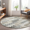 Dalyn Trevi TV20 Taupe Machine Washable Area Rug