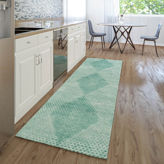 Dalyn Trevi TV4 Teal Machine Washable Area Rug