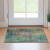 Dalyn Trevi TV6 Green Machine Washable Area Rug