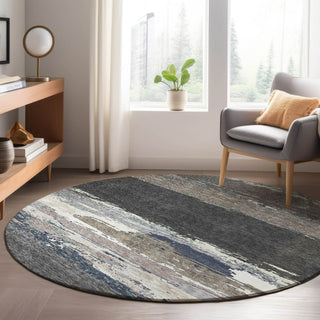 Dalyn Trevi TV8 Black Machine Washable Area Rug