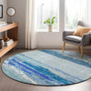 Dalyn Trevi TV8 Blue Machine Washable Area Rug