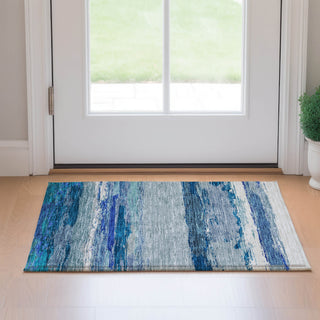 Dalyn Trevi TV8 Blue Machine Washable Area Rug