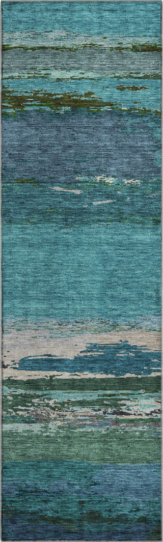 Dalyn Trevi TV8 Teal Machine Washable Area Rug