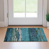 Dalyn Trevi TV8 Teal Machine Washable Area Rug