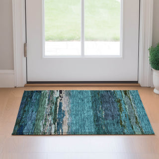 Dalyn Trevi TV8 Teal Machine Washable Area Rug