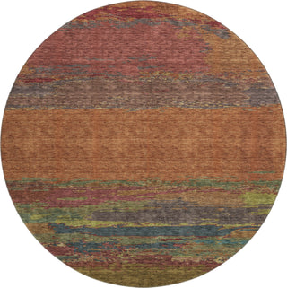 Dalyn Trevi TV8 Terracotta Machine Washable Area Rug