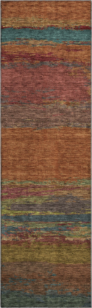 Dalyn Trevi TV8 Terracotta Machine Washable Area Rug