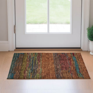 Dalyn Trevi TV8 Terracotta Machine Washable Area Rug