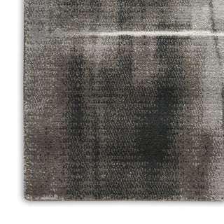 Nourison Twilight TWI30 Grey Ivory Black Area Rug Texture Image